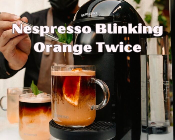 Nespresso Vertuo Blinking Orange Twice